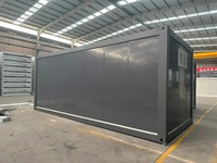 Maison modulaire en conteneur de 20 pieds, maison préfabriquée portable, maison mobile pour bureau, boutique, villa