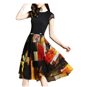 Robe en soie respirante printemps-été 15PKSD02 2015 - Product Image 3