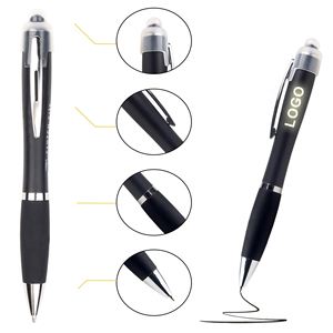 Advertising Marketing Ballpoint <b>Pen</b> Plastic Rotating Logo Advertising Creative Laser Luminous Wholesale Ballpoint <b>Pen</b> - Product Image 3