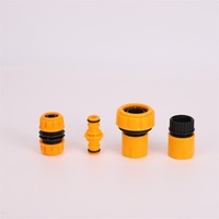 Raccord rapide pour tuyau d'arrosage en plastique multifonctionnel pour usage domestique, lavage de voiture, arrosage de jardin et usage agricole