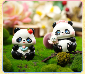Figuras de Resina de Panda Obsesionado con los Snacks, Caja Sorpresa, Viven la Mejor Vida Gastronómica, Hecho en China, Unisex - Product Image 6