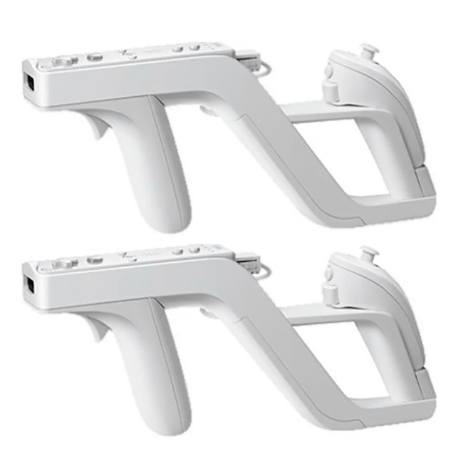 Detachable Zapper Gun for Nintendo Wii Remote Controller Gaming Accessories Control Shooting Games Resident Evil