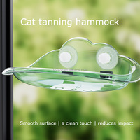 Nouveau matériau PP ventouse forte nid de chat nid de chat hamac fenêtre française ventouse nid pour animaux de compagnie