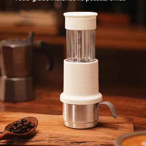 Máquina de café para acampar <span class=keywords><strong>Compatible</strong></span> <span class=keywords><strong>con</strong></span> cápsula NES y <span class=keywords><strong>cafetera</strong></span> de tierra para viajes al aire libre y oficina - Product Image 1