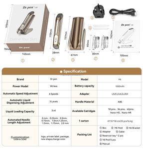 Nouvel Arrivage 2026 Hydra <span class=keywords><strong>Pen</strong></span> H6 Applicateur de Sérum Mésothérapie Soin Beauté de la Peau Stylo de Microneedling Bio Exosome Derma Stylo de Beauté Derma - Product Image 6