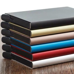 Aluminum Alloy Business <b>Card</b> <b>Box</b> High-end Luxury Metal Business <b>Card</b> Holder Enterprise Customized LOGO Business Gifts - Product Image 5