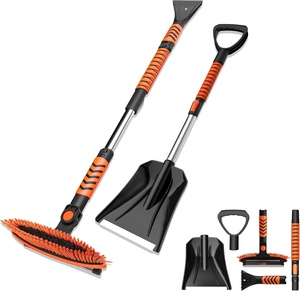 Raschietto per Ghiaccio 4 in 1 per Parabrezza, Pala da Neve Estensibile con Manico in Schiuma, Spazzola per Pulizia per <span class=keywords><strong>Camion</strong></span> - Product Image 1