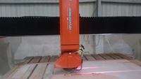 Cutter CNC 3 axes JZQ-400 pour pierre, granit et marbre, Scie à pont CNC pour découpe et profilage de dalles