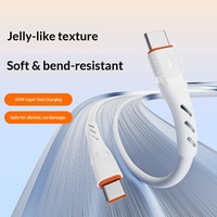 Câble de données USB-C vers USB-C USB 2.0 à charge rapide en silicone à motif spiralé 60W compatible iPhone 15/16 certifié TC pour Android