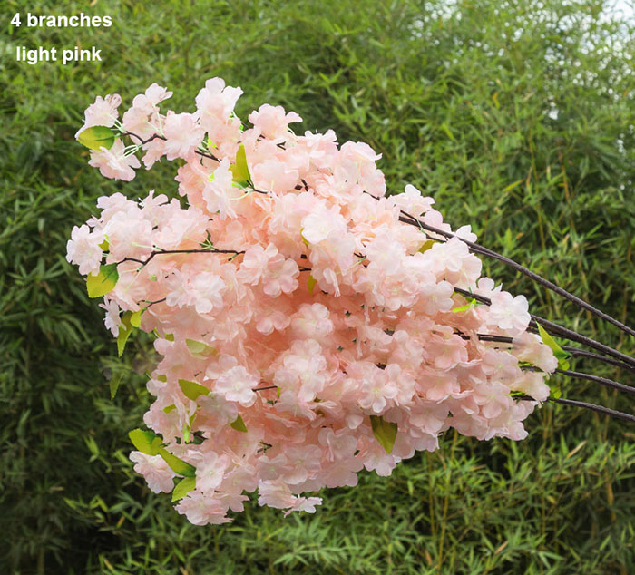 4 branches rose clair