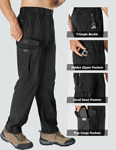 <span class=keywords><strong>Pantaloni</strong></span> Estivi Leggeri ad Asciugatura Rapida per Uomo - Impermeabili e Protettivi dai Raggi Solari, <span class=keywords><strong>Pantaloni</strong></span> Casual da Lavoro per Esterni - Product Image 4