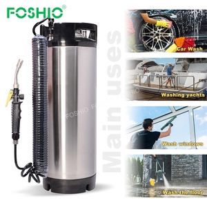 Foshio China - Pulverizador Presurizado Comercial de <span class=keywords><strong>Alta</strong></span> Presión de 5 Galones (19L) de Acero Inoxidable para Vinilo Automotriz y Tintado de Ventanas - Product Image 4