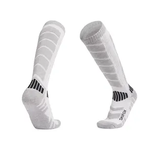 Customized Outdoor Ski Mountaineering Cold Protection Stockings Sports Men's And Women's Merino Wool Ski Socks