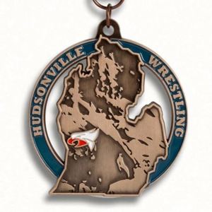 Medalla Deportiva Conmemorativa Universal 3D, Venta Directa de Fábrica, Bajo Precio, Impresión por Serigrafía - Product Image 3