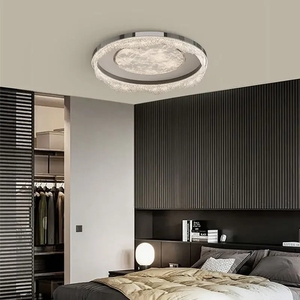 Plafonnier Cloud Mist, style italien minimaliste, luxe, cristal, lampe de salon, éclairage de chambre à coucher 2025 - Product Image 4