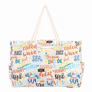 Bolso de Mano Casual Oxford para Mujer, Nuevo Modelo 2025, Ecológico, con Cierre de Cremallera, para la Playa o Compras, Verano - Product Image 2