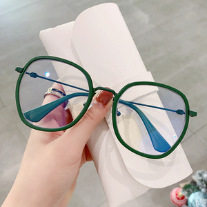 Lunettes anti-lumière bleue ovales à monture intégrale pour femmes, verres plats 8026, origine Taizhou - Product Image 3