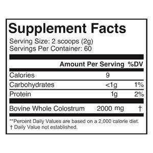 Порошок молозива для бычьего молока 100% органического козы, сырого коровьего коллагена, чистая добавка, лиофилизированная добавка, частная торговая марка - Product Image 2