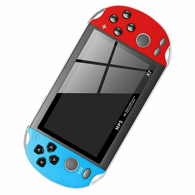 Wholesale Newest X7 Mini Portable Retro Video Game Console Built in 8GB 4.3'' 64Bit Handheld Game Player