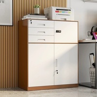 Armoire de classement métallique au design moderne et minimaliste, antistatique, avec serrure – Rangement pour cloison de salle de conférence