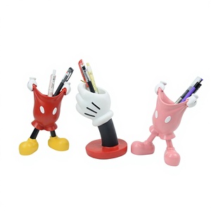 Adornos Decorativos de Mickey Mouse, Estilo Ins, Guantes de <span class=keywords><strong>Caperucita</strong></span> <span class=keywords><strong>Roja</strong></span>, Estuche para Bolígrafos, Diseño Creativo y Lindo - Product Image 1