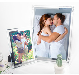 Bán Buôn Sáng Tạo Quảng Trường Pha Lê Kính Khung Ảnh Trong 5 Inch 6 Inch 7 Inch 8 Inch Kích Thước Cho A4 A5 Giấy Chứng Nhận Sân Khấu Trang Trí - Product Image 4