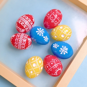 100 Piezas de Huevos de Pascua en Miniatura, Decoraciones de Pascua, Manualidades, Regalo para Niños, Adorno para Fiestas de Pascua en Casa - Product Image 5