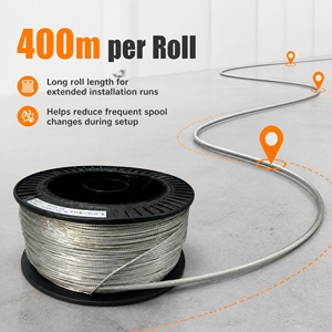 Famoso <span class=keywords><strong>Filo</strong></span> in Lega di Alluminio Lanstar di Alta Qualità Certificato, 400m Multi Stand 2.0mm <span class=keywords><strong>per</strong></span> <span class=keywords><strong>Recinzioni</strong></span> Elettriche da Esterno - Product Image 4
