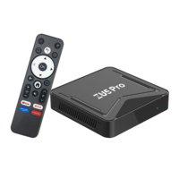 Boîtier TV intelligent ZU5PRO 4K Full HD 3D Lecteur multimédia Rk3518 2 Go 16 Go Android 14.0 Décodeur ZU5 Pro avec télécommande vocale