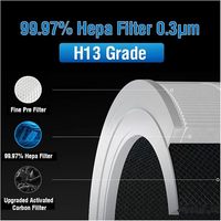 Filtre à air Hepa 3 en 1 compatible avec le purificateur d'air intelligent portable Xiaomi Elite Y-600