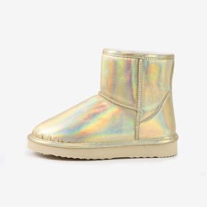 <span class=keywords><strong>Stivaletti</strong></span> da Neve Invernali Caldi Personalizzati e Lussuosi da <span class=keywords><strong>Donna</strong></span> con Tomaia in Vera <span class=keywords><strong>Pelle</strong></span> e Pelliccia di Montone Shearling Originale - Product Image 3