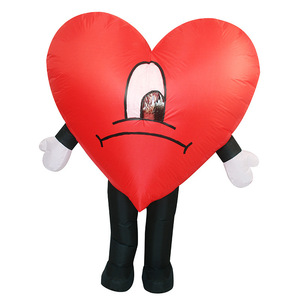 Disfraz Inflable <span class=keywords><strong>de</strong></span> Corazón Rojo HLC para Adultos, Traje Divertido para el Día <span class=keywords><strong>de</strong></span> San Valentín, Disfraz para Bodas, Citas, Cosplay al Aire Libre - Product Image 6
