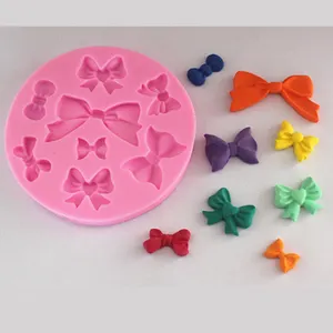 Z-01334 3D软糖食品级蝴蝶巧克力模具硅胶弓形蛋糕模具