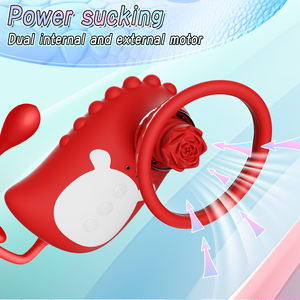 여성 성인용 섹스토이 자극기 흡입 진동기 유두 자극기 여성용 흡입 유방 혀 클리토리스 진동기 - Product Image 3