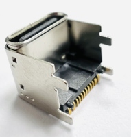 Support d'achat unique et personnalisable : Prise femelle USB Type C 16 broches, 4 pieds, surélevée horizontalement, 5,9 mm, alimentation 3A 5V, PCB