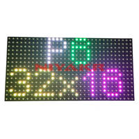 Módulo de Pantalla LED P6 Interior de 32x16 Píxeles, Matriz de Puntos a Todo Color, 6 mm