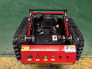 Automatic Crawler Lawn <strong>Mower</strong> 4-Stroke Petrol Engine Remote-Controlled 360 Mulching Rotating Blade Cutting Adjustable <strong>Height</strong> - Product Image 3