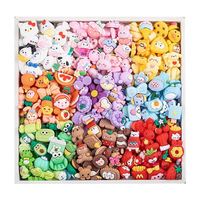 Hars Bedels Mini Cartoon Bloem Voedsel Dier Voor Diy Cup Haarclip Telefoonhoesje