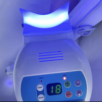 Système de blanchiment dentaire à lumière froide bleue, équipement dentaire pour le blanchiment des dents, monté sur fauteuil dentaire.