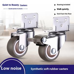 Personalizado OEM Cross-Border Universal 1 pulgada en forma de L estante de flores Mesa <span class=keywords><strong>Cuna</strong></span> <span class=keywords><strong>Ruedas</strong></span> de ángulo recto con <span class=keywords><strong>ruedas</strong></span> laterales de plástico - Product Image 1