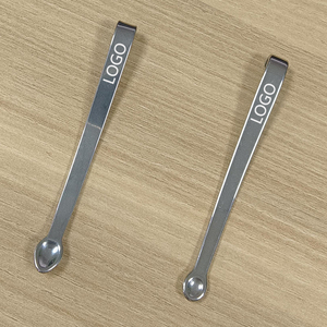 Cuchara duradera de acero inoxidable de grado alimenticio para Shilajit 63 87mm de longitud Se adapta a <span class=keywords><strong>30</strong></span> 50g Shilajit Jars Shilajit <span class=keywords><strong>Scoop</strong></span> - Product Image 3