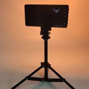 Offre Spéciale LED couleur RVB beauté Photo vidéo Mini poche Vlogging photographie selfie remplir lumière batterie intégrée pour téléphone