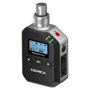 Micrófono Inalámbrico <span class=keywords><strong>CoMica</strong></span> WM200/300-XLR, Micrófono UHF de 96 Canales con Interfaz Cannon, Transmisor XLR Metálico con Emparejamiento Automático de Canales IR - Product Image 1