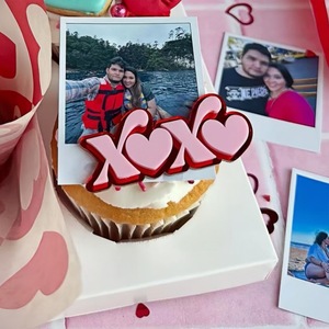 Vendita calda in stile romantico a doppio strato acrilico "<span class=keywords><strong>felice</strong></span> san valentino" decorazione per torta Plugin forniture per feste alla rinfusa - Product Image 6