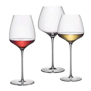卸売ワイングラスとシャンパングラス鉛フリークリスタルガラスブルゴーニュゴブレット