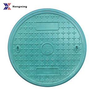 공장 맞춤형 한싱 브랜드 FRP GRP 경량 고강도 직사각형 정사각형 맨홀 뚜껑 CE 인증 EN124 - Product Image 1
