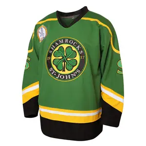 Hot Sale Custom Team Design Stitch Patch Logo Ice Hockey Jersey