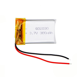 ที่กำหนดเอง602030 300มิลลิแอมป์ชั่วโมง3.7โวลต์แบตเตอรี่ลิเธียมโพลิเมอร์ลิเธียมไอออนเซลล์แบตเตอรี่ Lipo แบตเตอรี่ - Product Image 3