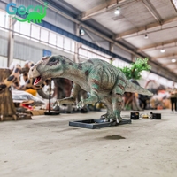 Usine de modèles de dinosaures animatroniques GECAI pour grands modèles grandeur nature, fournisseur de dinosaures pour attractions de parcs à thème, Dino Maiasaura