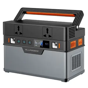 Portable Backup Generator 700w 1000w 2000w Solar Charging Power Station Lithium Battery Pack